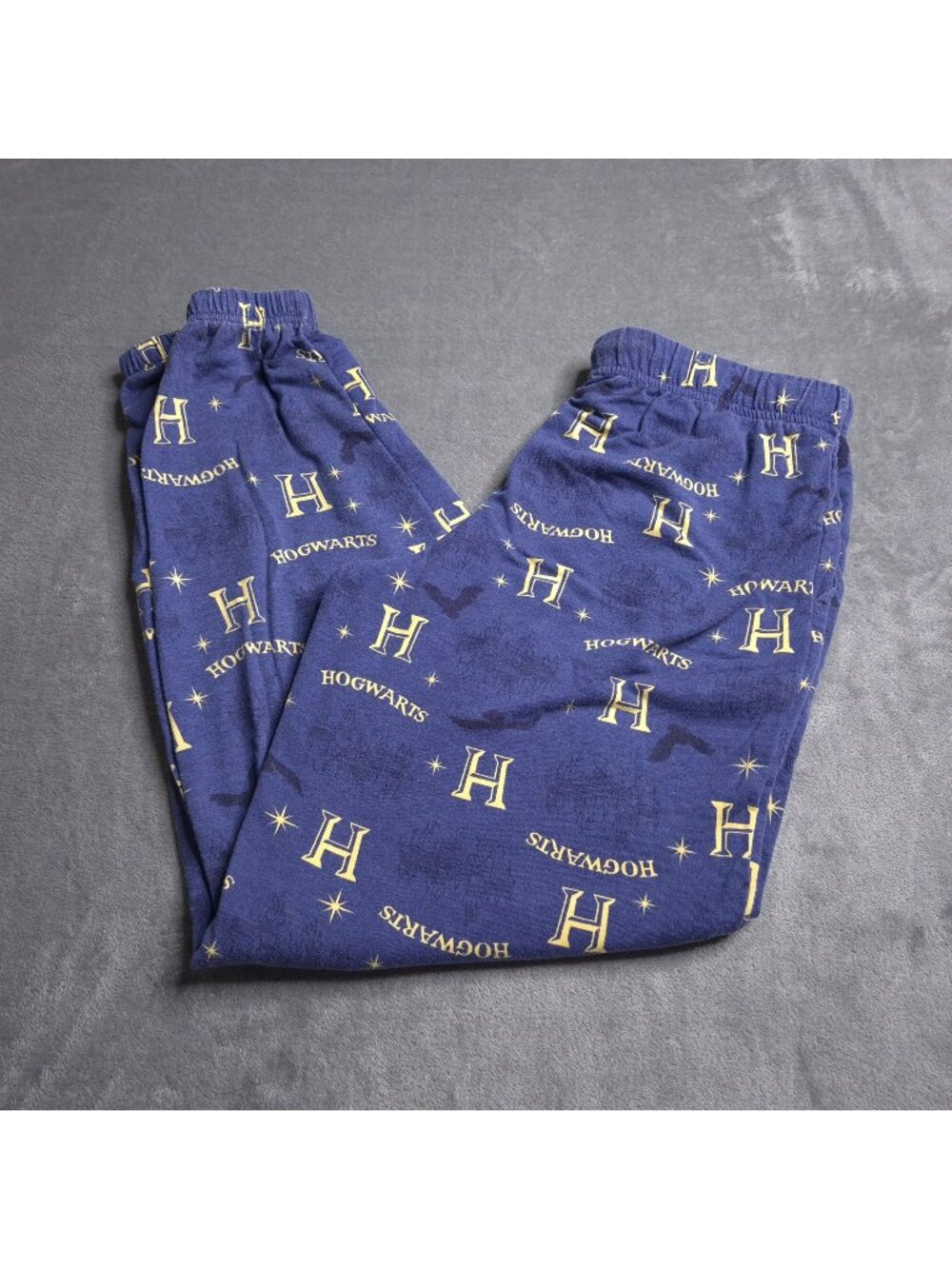 Wizarding World Harry Potter Hogwarts S Navy Blue Pajama Lounge Pants Pockets